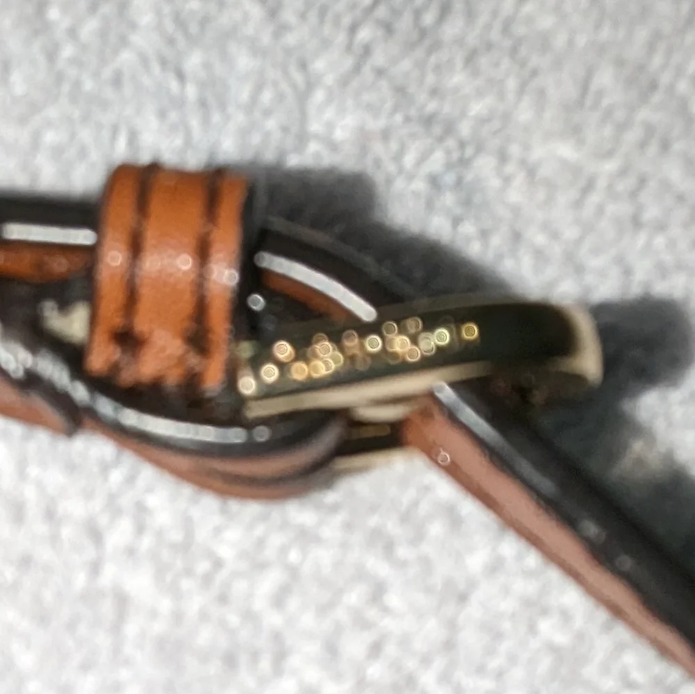 Calvin Klein brown signature Roxy crossbody bag.
